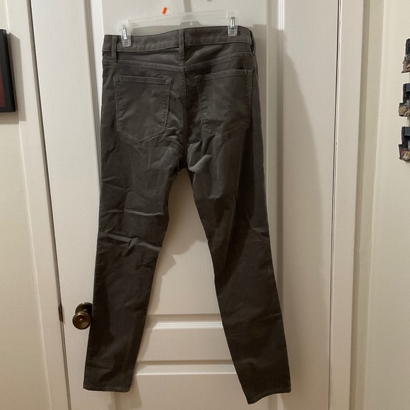 womens loft curvy skinny grey cords sz 6, nwt - Picture 2 of 3